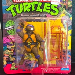 1980s Teenage Mutant Ninja Turtle - Donatello - in box - Playmates